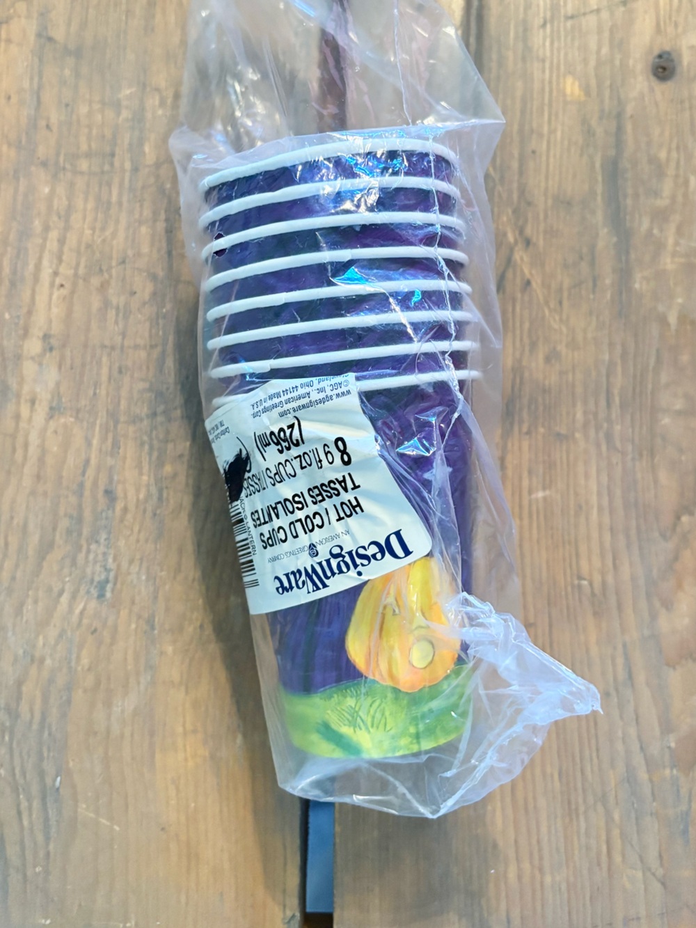 Vintage Halloween Party Paper Cups Pack of 8